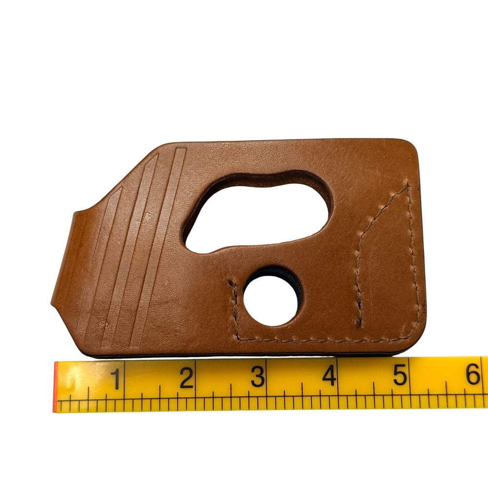 Conceal City Pocket Grip Holster Brown Leather Anti-Print DeSantis Style USA - Picture 8 of 8